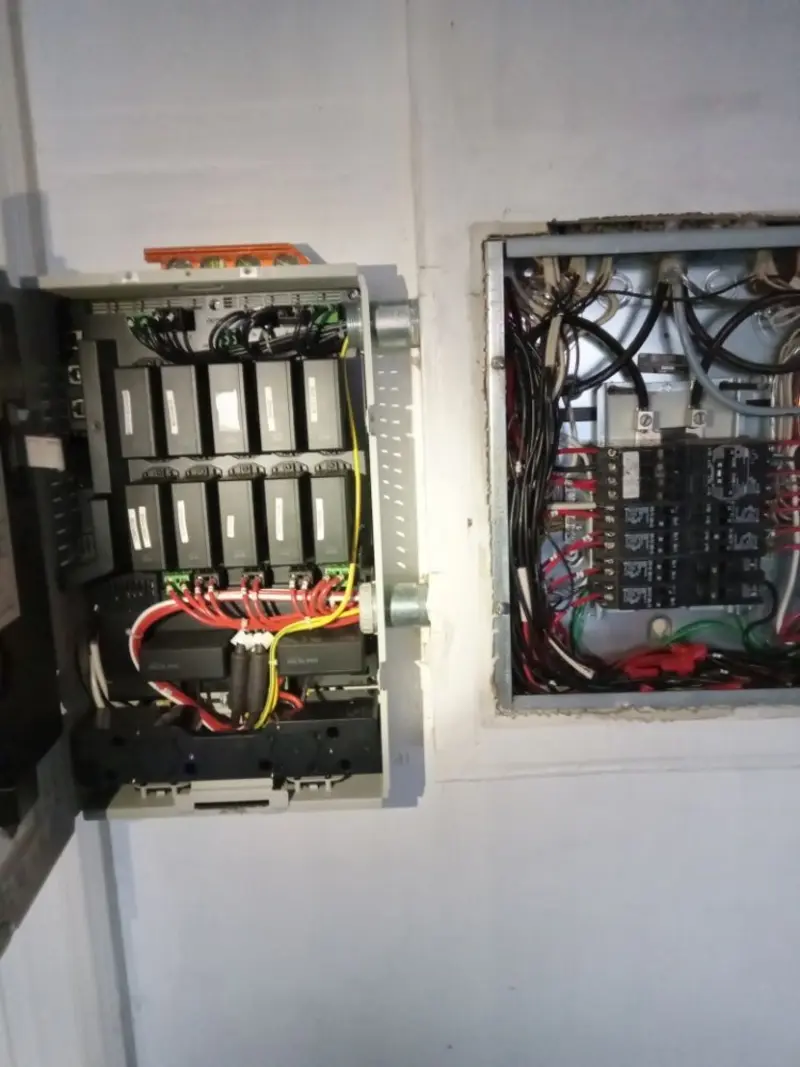 Electrical panel upgrade completed for Carbon Monoxide Detector Installation in Iowa